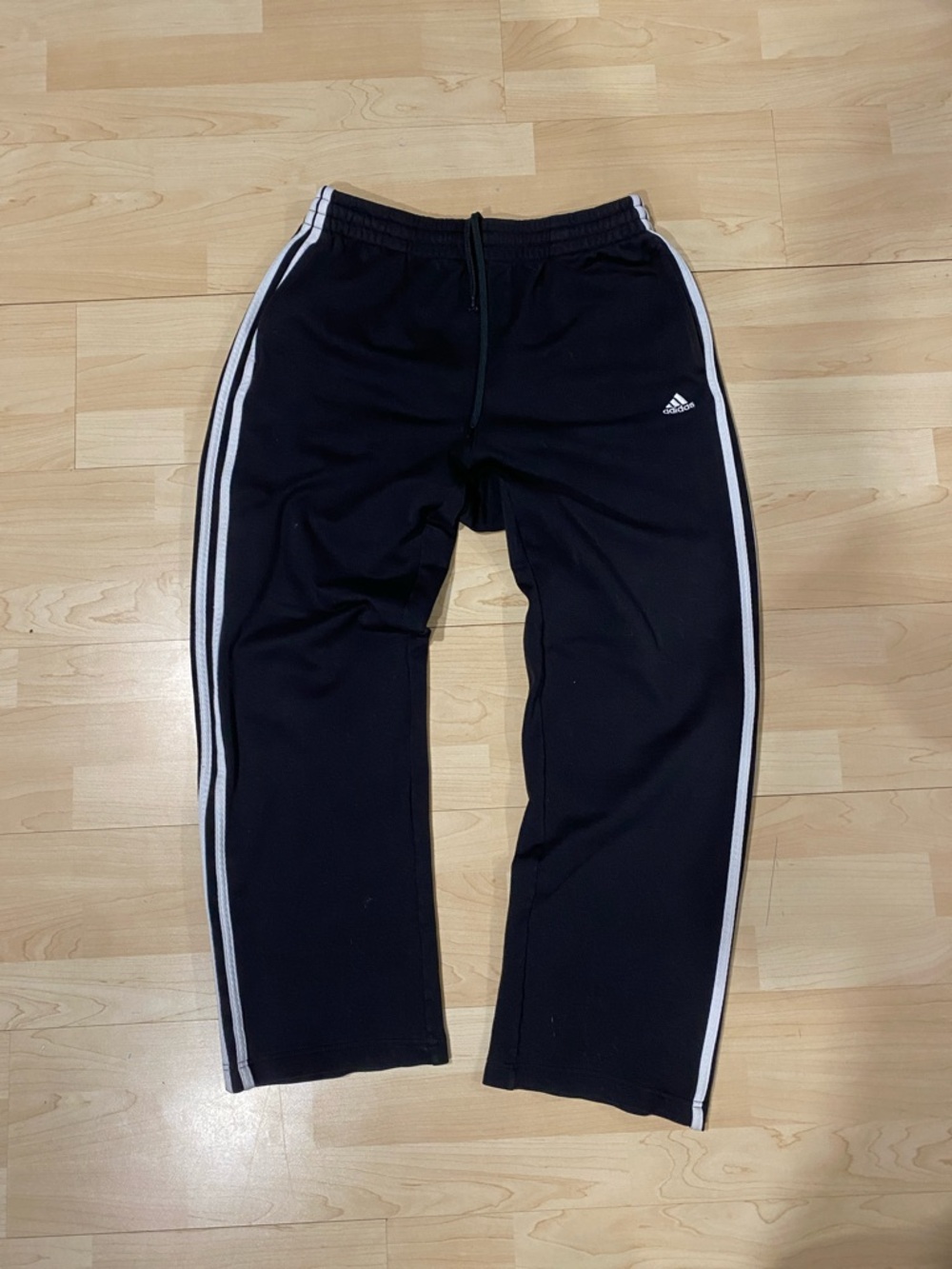 Adidas Black Wide Sweatpants